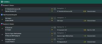 Live-Wetten-Option bei 1Bet